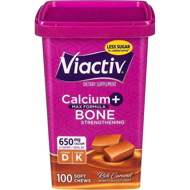 Viactiv 5 Pack Viactiv Calcium Vitamin 500 Soft Chews Caramel