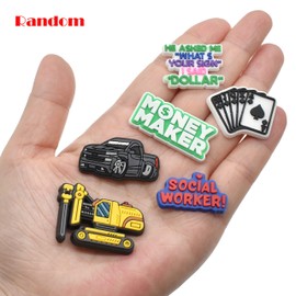 Shoe Charms,Pabucle Lot of 25,40,80,100,120,200PCS Random PVC Different Shoe Charms for Clog Shoes Decoration Charms (40)