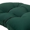 QILLOWAY Indoor Outdoor Seat Back Chair Pads Tufted Cushion, Spring/Summer
