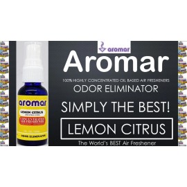 AROMAR (BUY 2 GET 1 FREE)  AROMAR 100% HIGHLY CONCENTRATED AIR FRESHENER Lemon Citrus