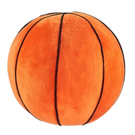 Moonlove Plush Basketball Toy Ball shaped Soft Stuffed Sports Throw Pillow Durable Basketball Home Office Bed Pillow Bedroom Decoration Basketball Toy Gift for Teens Boys and Girls