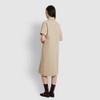 JAJU [JAJU] Women's Cotton Short Sleeve Dress_Beige