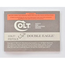 Colt Double Eagle 1995 Manual, Repair Stations List, Colt Letter, Etc.