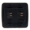 American Technology Components Double SPST On-Off Switch with Bezel, 12-Volt,