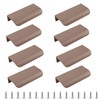 MOROBOR Finger Edge Pull, 8pcs Concealed Handles Modern Style Drawer
