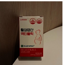 Renove Activated Folic Acid Actifolik, 4th generation activated folic acid, nutritional supplement for pregnant women in the early stages of pregnancy preparation / 리노브 활성엽산 액티폴릭 임신준비 초기 임산부 영양제 4세대 활성형 엽산