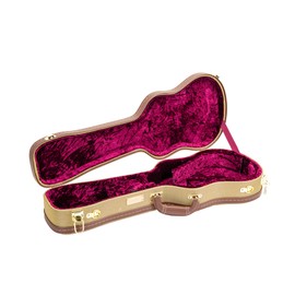 Crossrock Deluxe Hard-shell Wood Case for Soprano Ukuleles, Backpack Style, Tweed (CRW700SUTW-2)