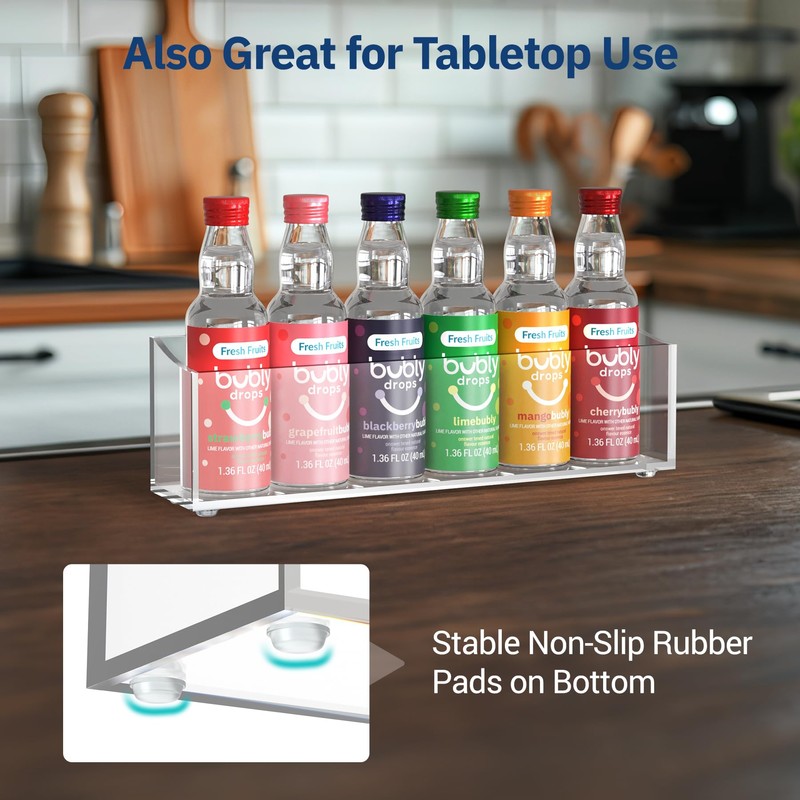 NiHome Clear Acrylic Bottle Organizer