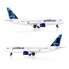EcoGrowth Model Airplane American Jet Blue Plane Model Plane Airplane for Collection & Gifts