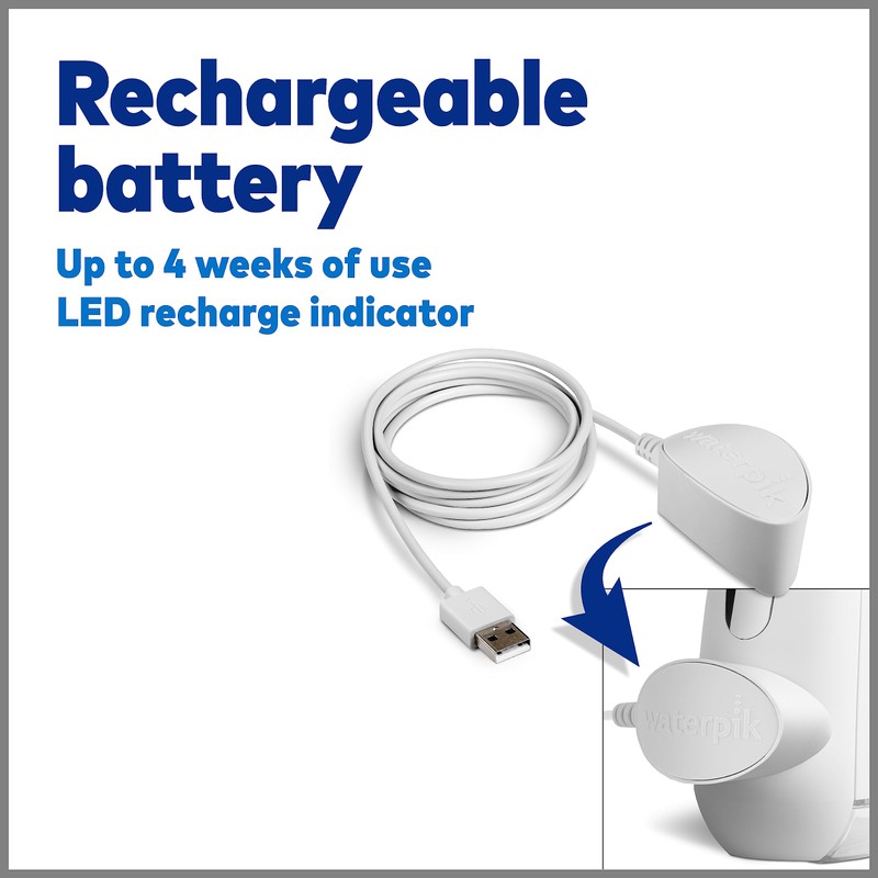 Waterpik Cordless Advanced Water Flosser with 3 Pressure Settings, Dental