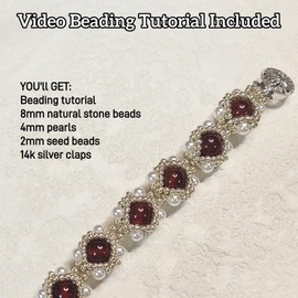 Voisurspcl Bracelet Pattern and Beaded Making Kits for Adults, Jewelry DIY Crafts KIT Gifts for Christmas, (with Video Tutorial)