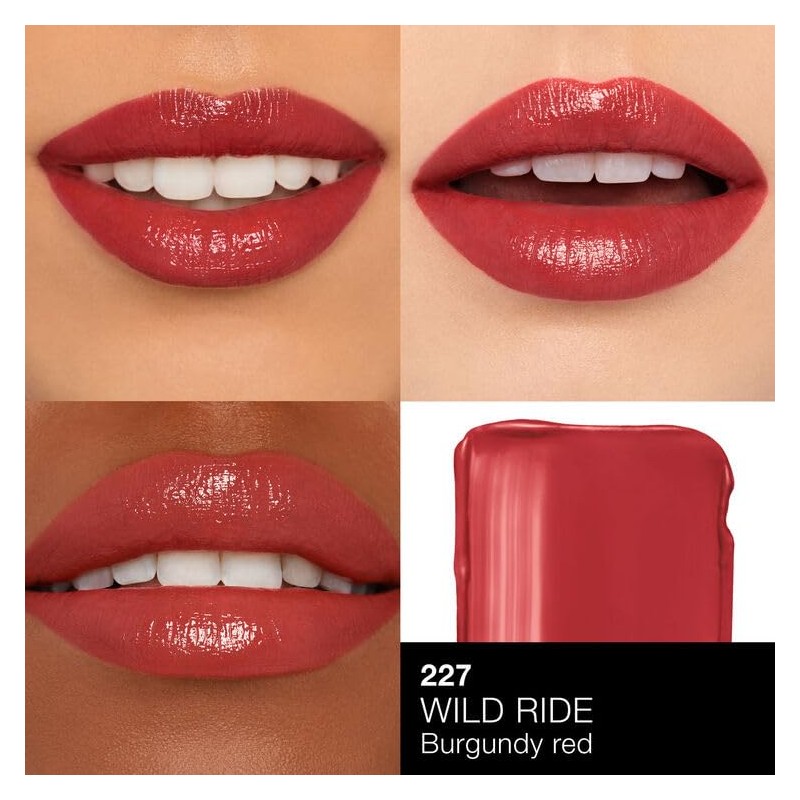 NARS Afterglow Sensual Shine Lipstick - 227 WILD RIDE Burgundy