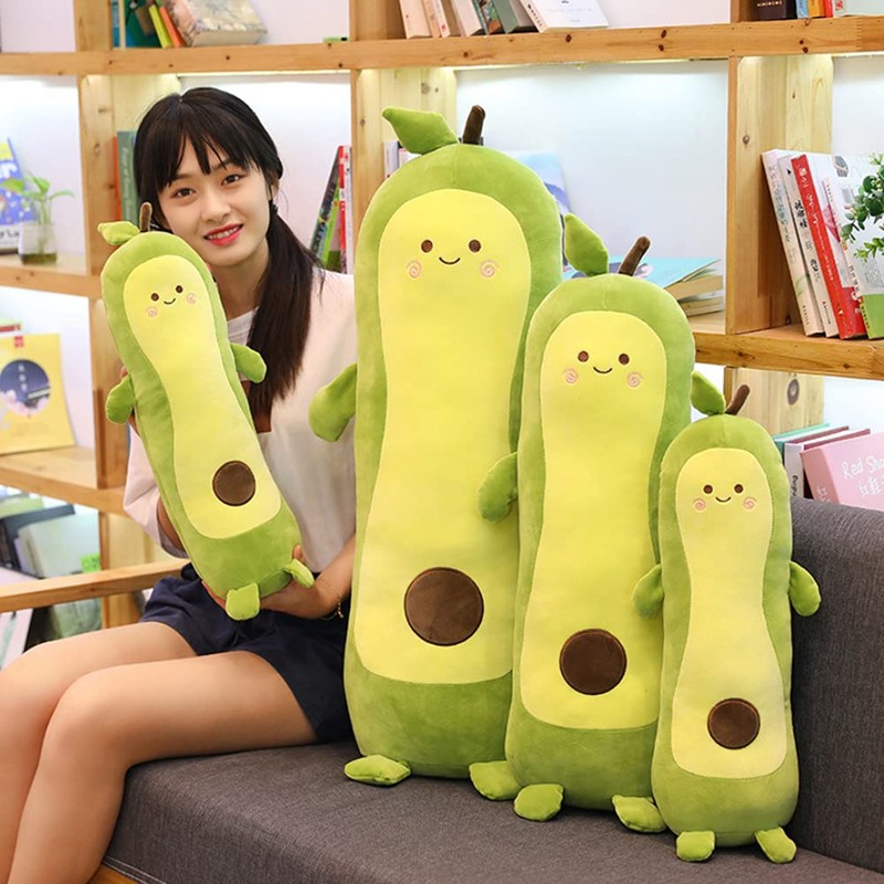 Avocado Crocodile Pear Green Avocado Simulation Avocado Plush Toy Doll