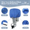 Explore Land Outboard Motor Cover - Waterproof 600D Heavy Duty
