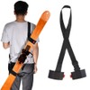 Bestgle 2 Packs Adjustable Ski and Pole Carrier Strap Shoulder