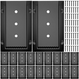 INDECKMO 20pcs Deck Railing Bracket Connectors, 2x4 (1.5"x3.5") Brackets for ...