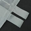 ESLIR Roman Blind with Loops, Kitchen Curtains, Transparent Tab-Top Curtains,