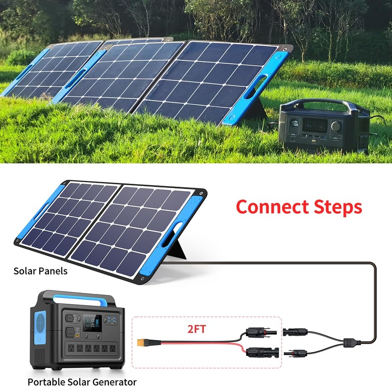 ELFCULB 10AWG 2FT XT60 Solar Cable 2 10 25 35