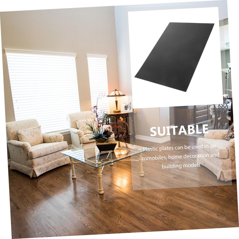 BUGUUYO 10pcs Hard Plastic Sheets Plastic Sheeting Thermoplastic Sheet for