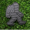 1x USA Flag Sasquatch Emblem American Flag Bigfoot Car Badge