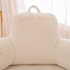 A Nice Night Faux Fur Reading Pillow Bed Wedge Large