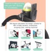 HoneTeek Stroller Cup Holder with Phone Holder, 2-in-1 Universal Cup