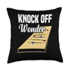 Shuffleboard Salt Wax Shuffleboard Powder Shuffleboard Throw Pillow