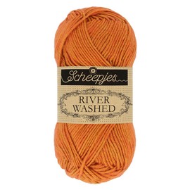 Scheepjes River Washed 1x50g - 961 Mersey Yellow and Orange Blend Yarn