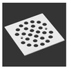 Bropury Square 4-1/4-inch Screw-in Stainless Steel Shower Floor Drain Cover