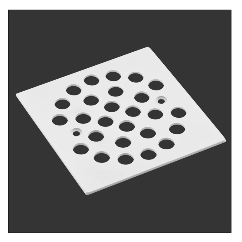 Bropury Square 4-1/4-inch Screw-in Stainless Steel Shower Floor Drain Cover