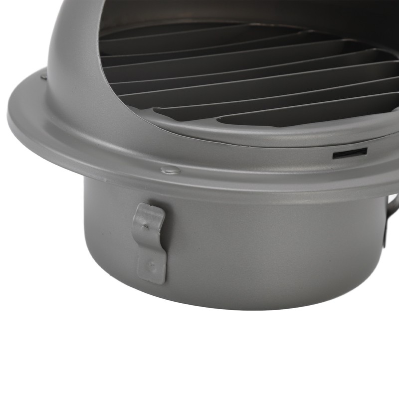 Stainless Steel Round Air Vent Louvered Cover Waterproof Windproof External