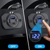 Linkstyle USB Car Charger Socket, 72W QC3.0 & Dual PD