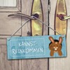 Gerade ganz schlecht – Kannst reinkommen Reversible Sign with Cute