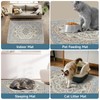 YOSEPATI Cat Litter Box Mat, Washable Kitty Litter Trapping Mat