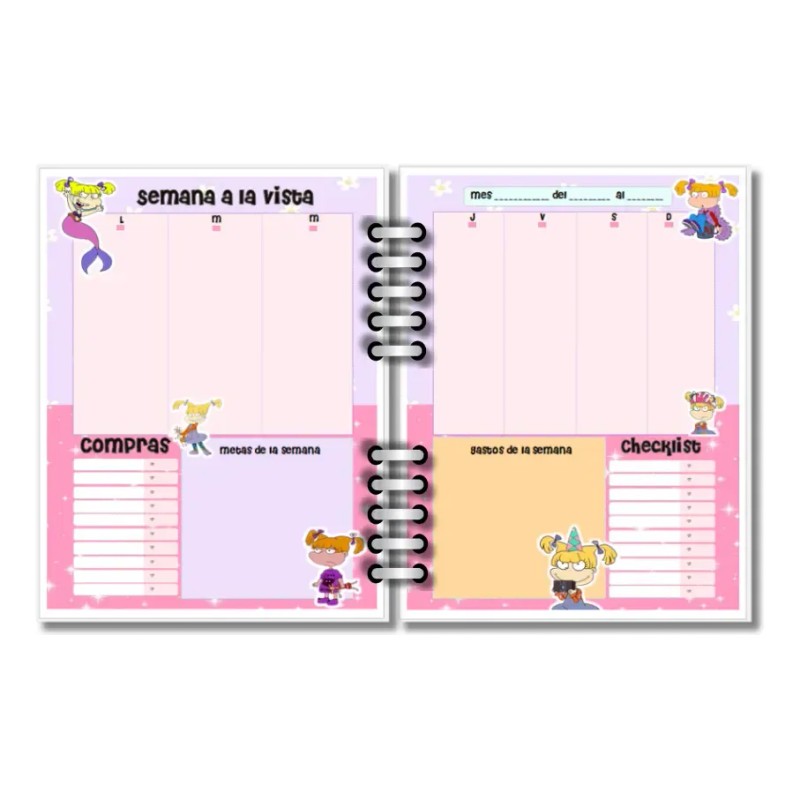 Adulto A Que Costo Planner Semanal Atemporal