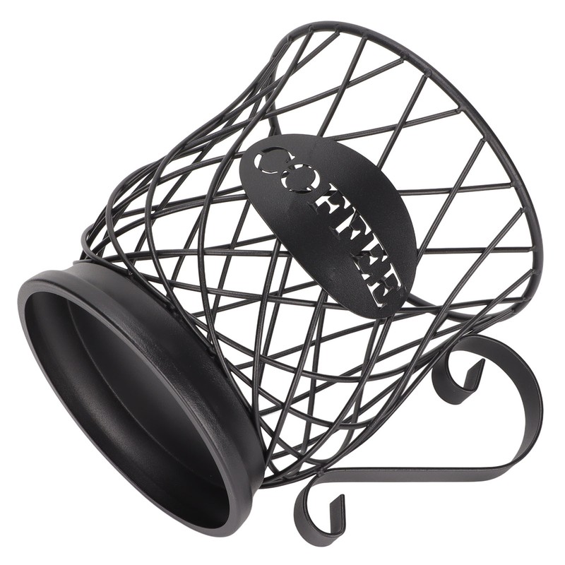 Iron Coffee Pod Holder Organizer Large Capacity Coffee Capsule Storage