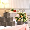 Suzile 24 Set Wooden Planter Box Square Wood Flower 4
