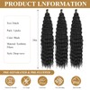 3 Packs Deep Wave Crochet Hair, 24 Inch Ocean Wave