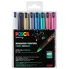 uni-ball 181709 - POSCA Marker mit kalibrierter Spitze, 8er Set,