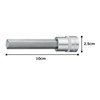 TONE Long Hexagon Socket 3H-12L Insertion Angle 0.3 inch (9.5