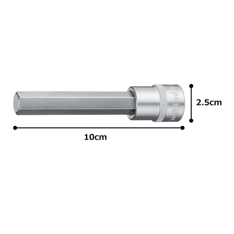 TONE Long Hexagon Socket 3H-12L Insertion Angle 0.3 inch (9.5