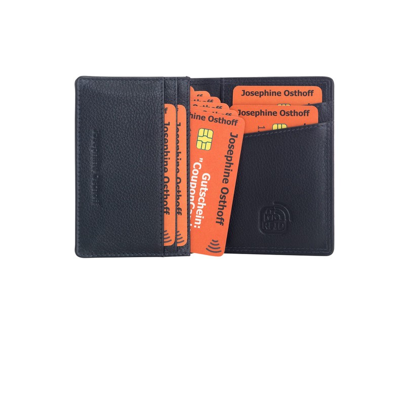 Josephine Osthoff Business Card Holder ID Card Holder Leather Women's