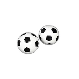 Holst Porzellan SP 003 Salt and Pepper Set "Football Balls" 2-Piece Set, White, 6 x 6 x 5 cm