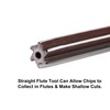 sourcing map 5 Pieces 4/5/6/8/10 mm H8 Carbon 6 Flute