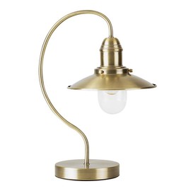 MiniSun | Modern Antique Brass Metal and Glass Touch Table Lamp | Table Lamps, Home Décor & Improvement Essential
