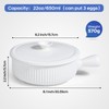 Ceramic Microwave Egg Cooker, Scrambled Egg Maker, White