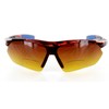 Daredevil Fashion Bifocal Sunglasses with Wrap-Around Sports Design and Anti-Glare