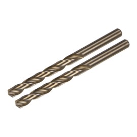 sourcing map 2pcs 8.4mm Drilling Dia Straight Shank High-Speed Steel Cobalt Metric Twist Drill Bit Rotary Tool