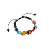 N/Q 2-4Pcs Adjustable Solar System Natural Stone Strand Stretch Bracelet