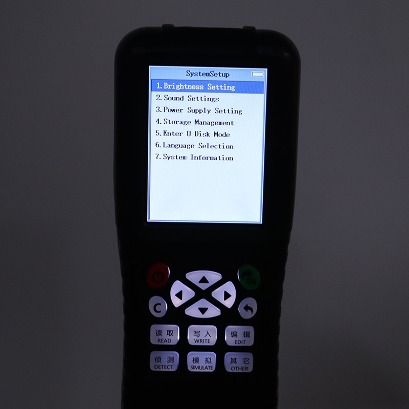 125‑500KHz Handheld IC ID Card Copier Reader Writer Duplicator Cloner